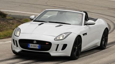 Jaguar F-Type V8S front cornering