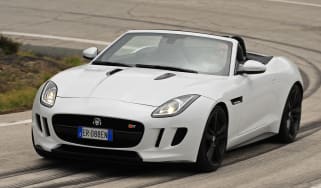 Jaguar F-Type V8S front cornering