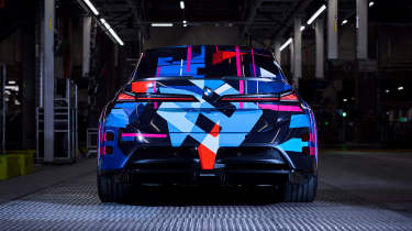 BMW M3 electric teased - rear end