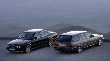 BMW M5: E34 front and Touring