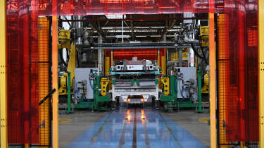 Renault electric car production line