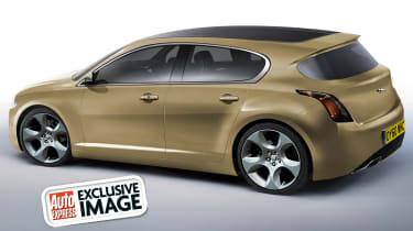 Jaguar&#039;s new 1-Series rival rear