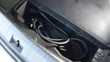 Renault Megane E-Tech - underfloor EV charging cable storage