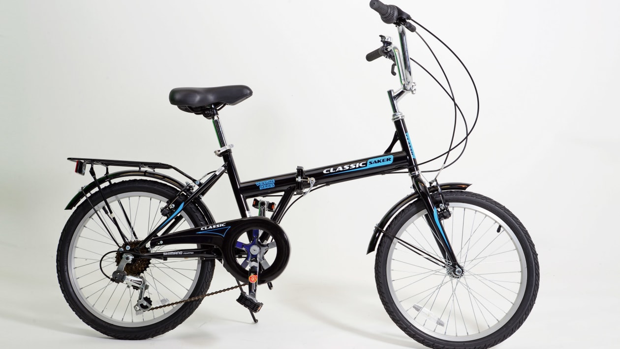 Classic saker cheap folding bike