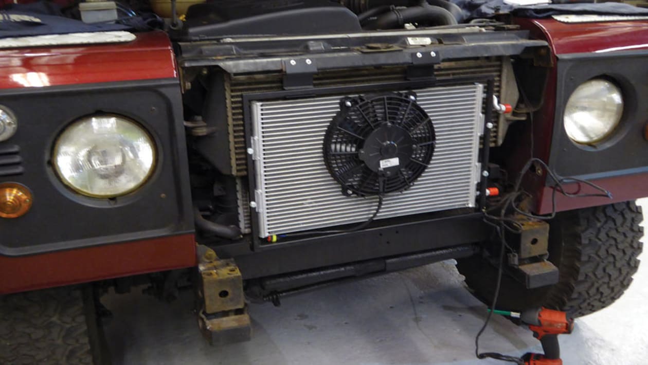 Defender air conditioning kit pictures Auto Express