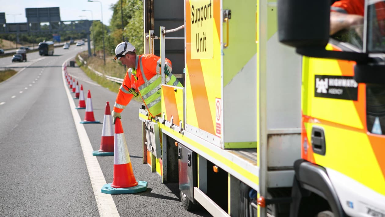 Robot traffic cones could shrink size of roadworks Auto Express