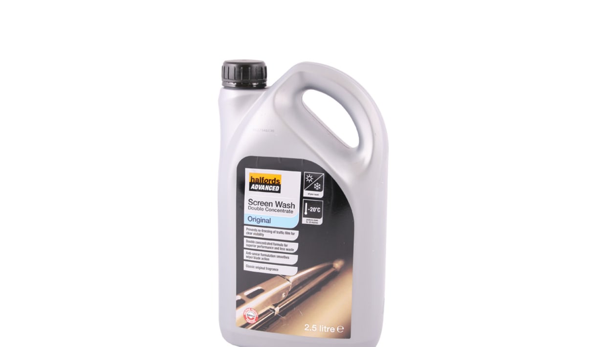 Halfords Advanced Screen Wash Double Concentrate Auto Express