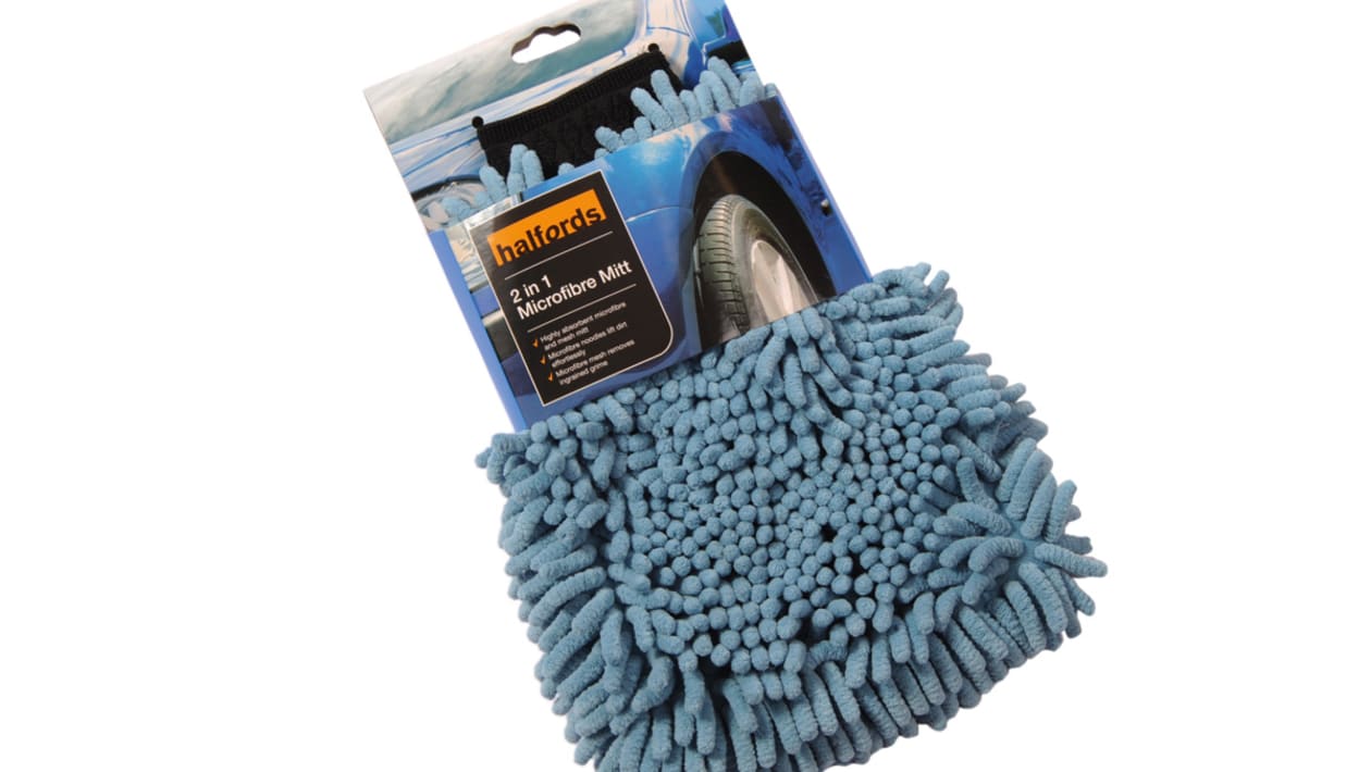 Halfords 2 in 1 Microfibre Mitt review