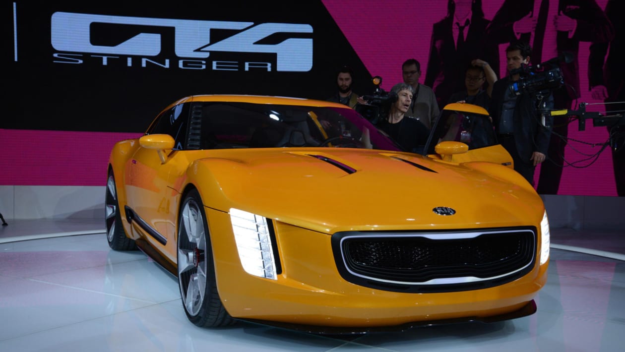 Kia GT4 Stinger concept at Detroit Motor Show 2014 | Auto Express