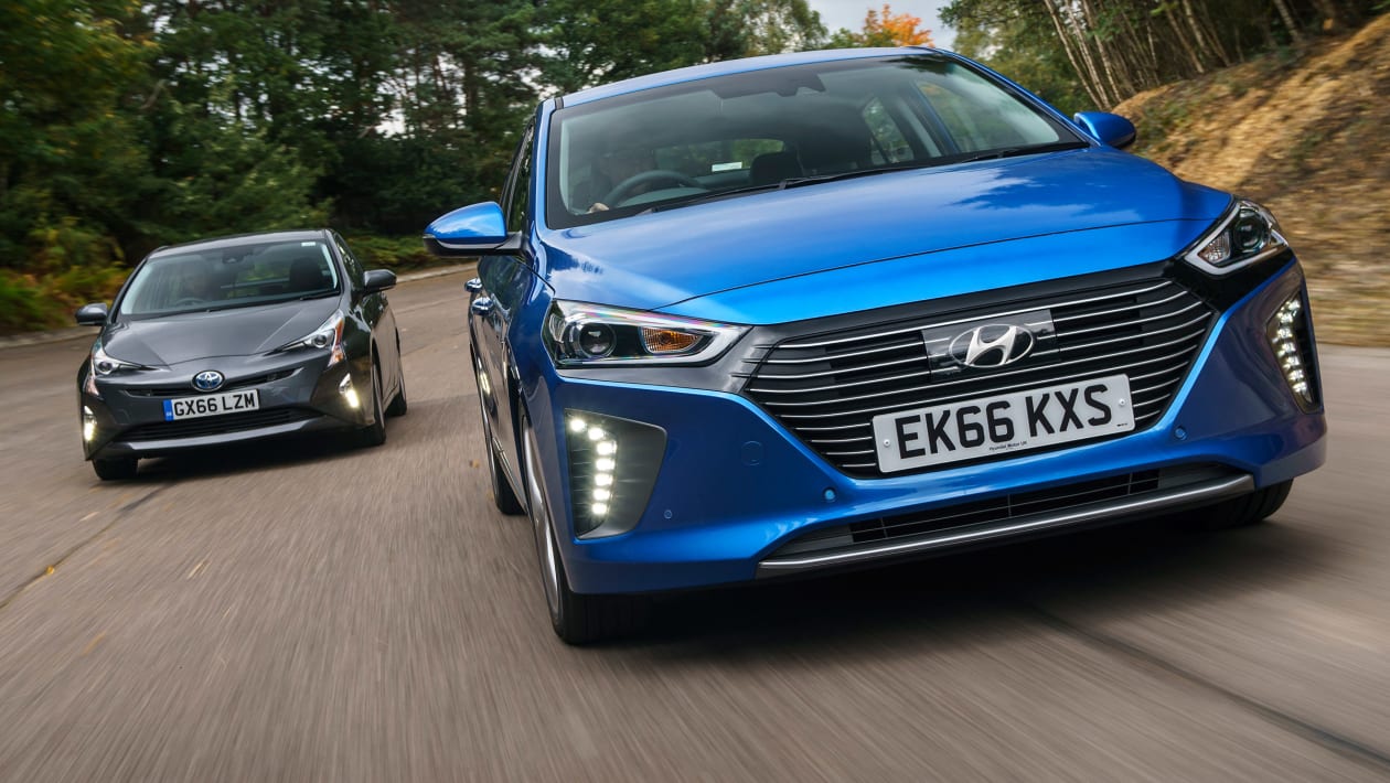 Hyundai Ioniq electric styling comparison image representing Hyundai Ioniq 6 family design cues