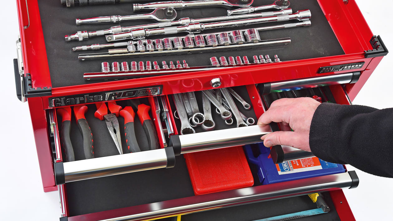 Tool Sorter Pliers Organizer – Black  Tool drawers, Tool box organization,  Tool box diy