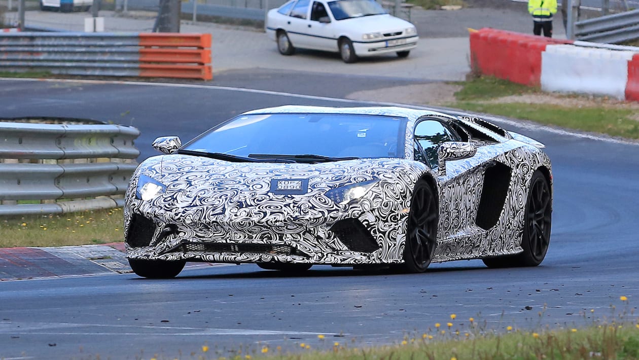 Lamborghini Aventador facelift spied with racy new look | Auto Express