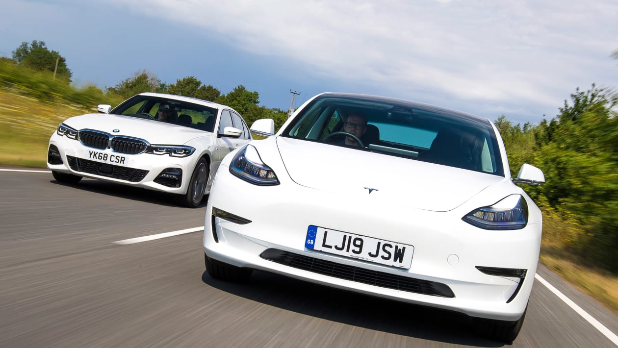 Tesla Model 3 vs BMW 3 Series electric car vs diesel showdown Auto