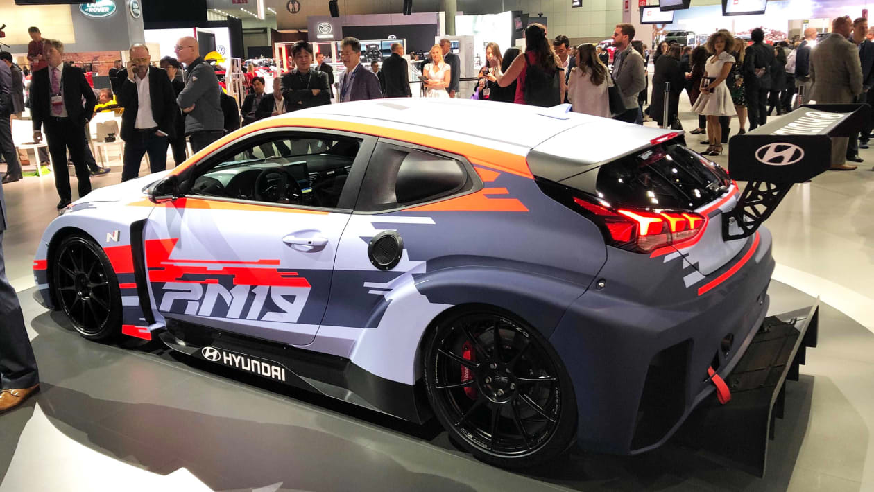 New Hyundai Racing Midship prototype uncovered at LA - pictures | Auto ...