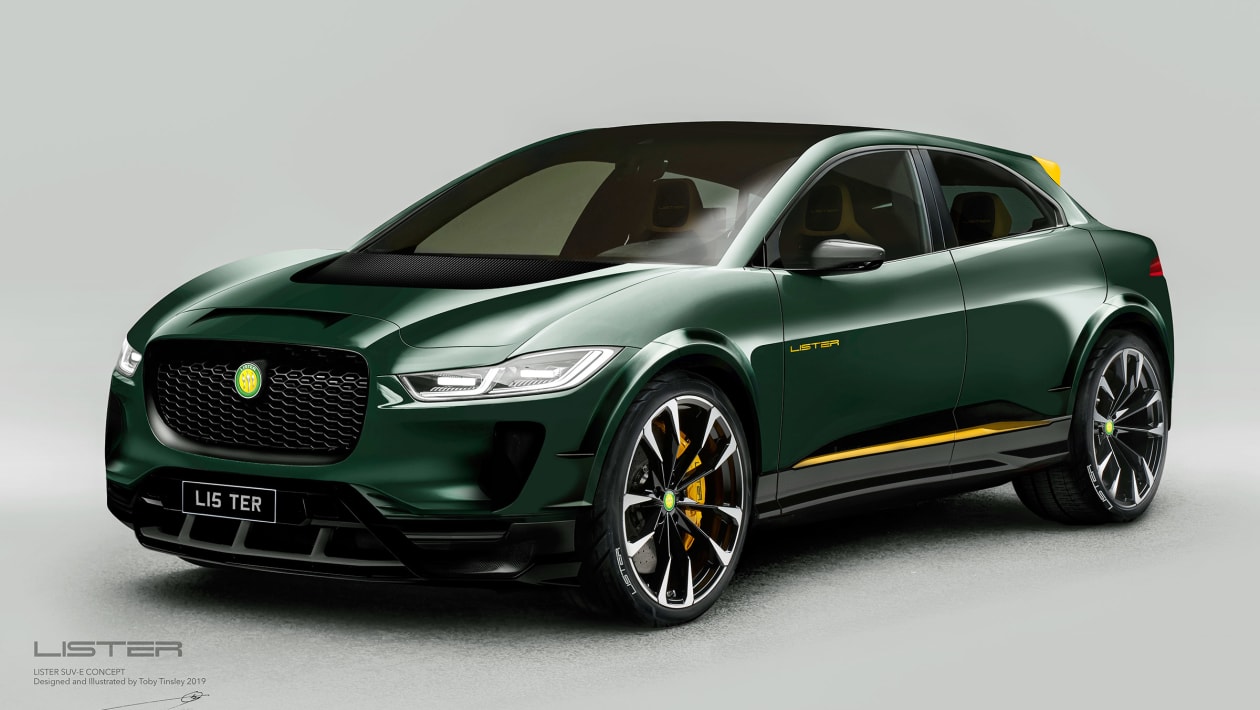 New Lister SUV E Concept revealed as hot take on Jaguar I Pace