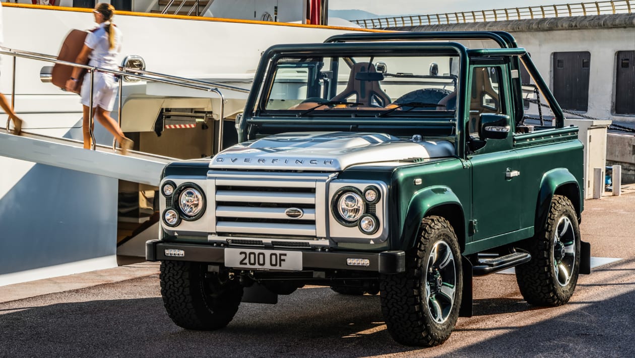 Overfinch creates a 450bhp softtop Land Rover Defender 90 for £240k