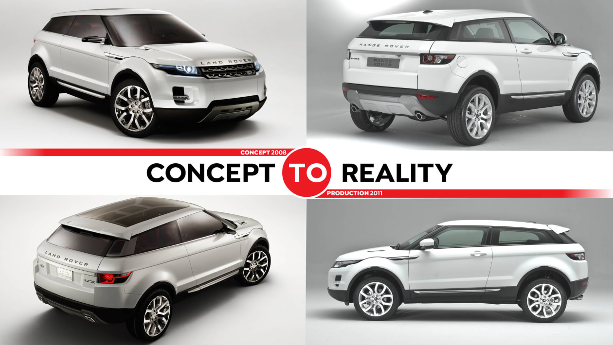 trechter Kosten Helderheid Concept to reality: Land Rover LRX to Range Rover Evoque | Auto Express