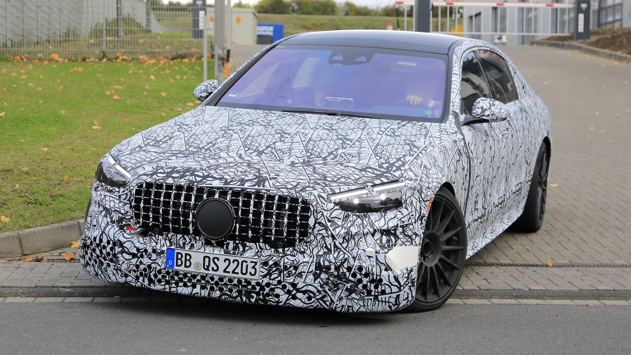New 21 Mercedes Amg S 73 E Phev Spied For The First Time Auto Express