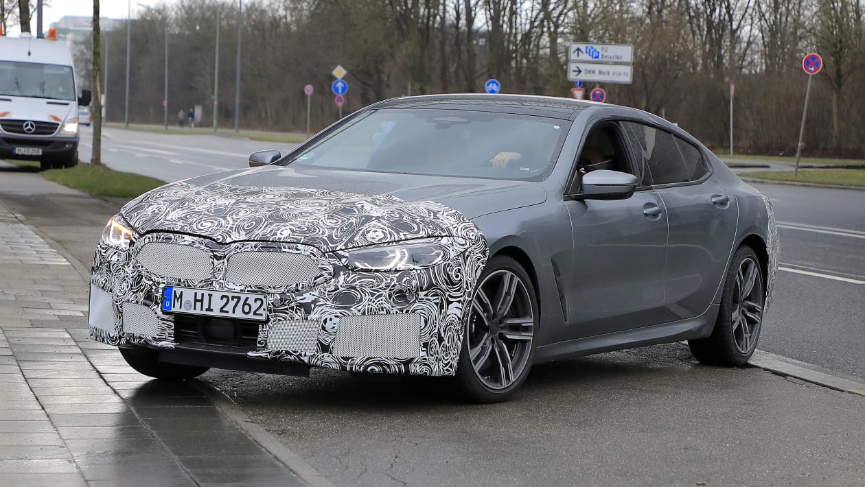 Facelifted 22 Bmw 8 Series Gran Coupe Spotted Auto Express