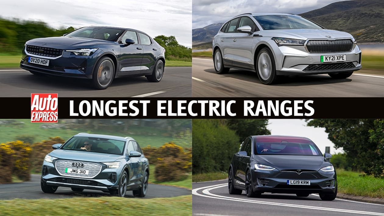 Top 10 longest range electric cars 2021 | Auto Express