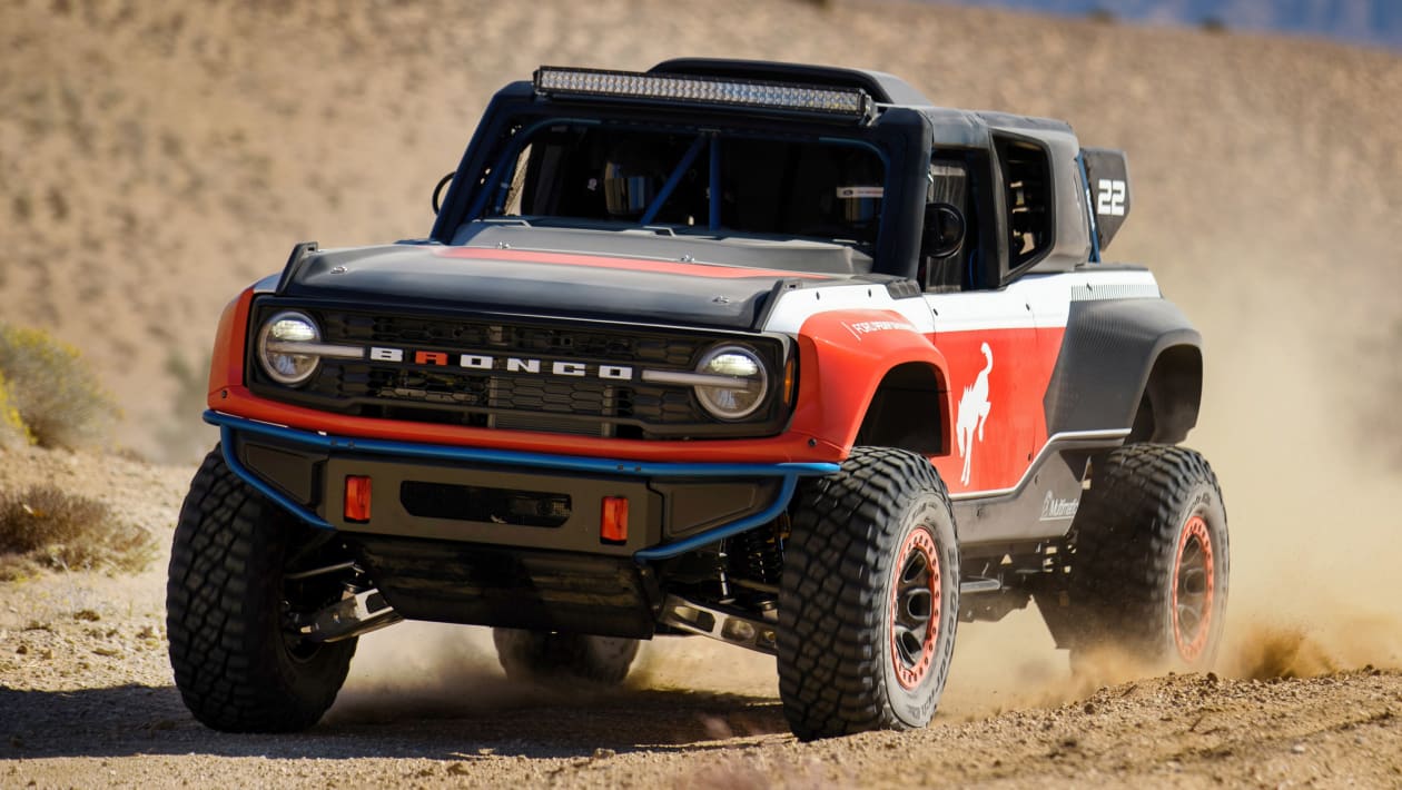 Rally-ready Ford Bronco DR revealed with 395bhp V8 | Auto Express