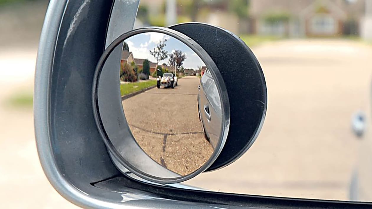 What is a blind spot when driving?