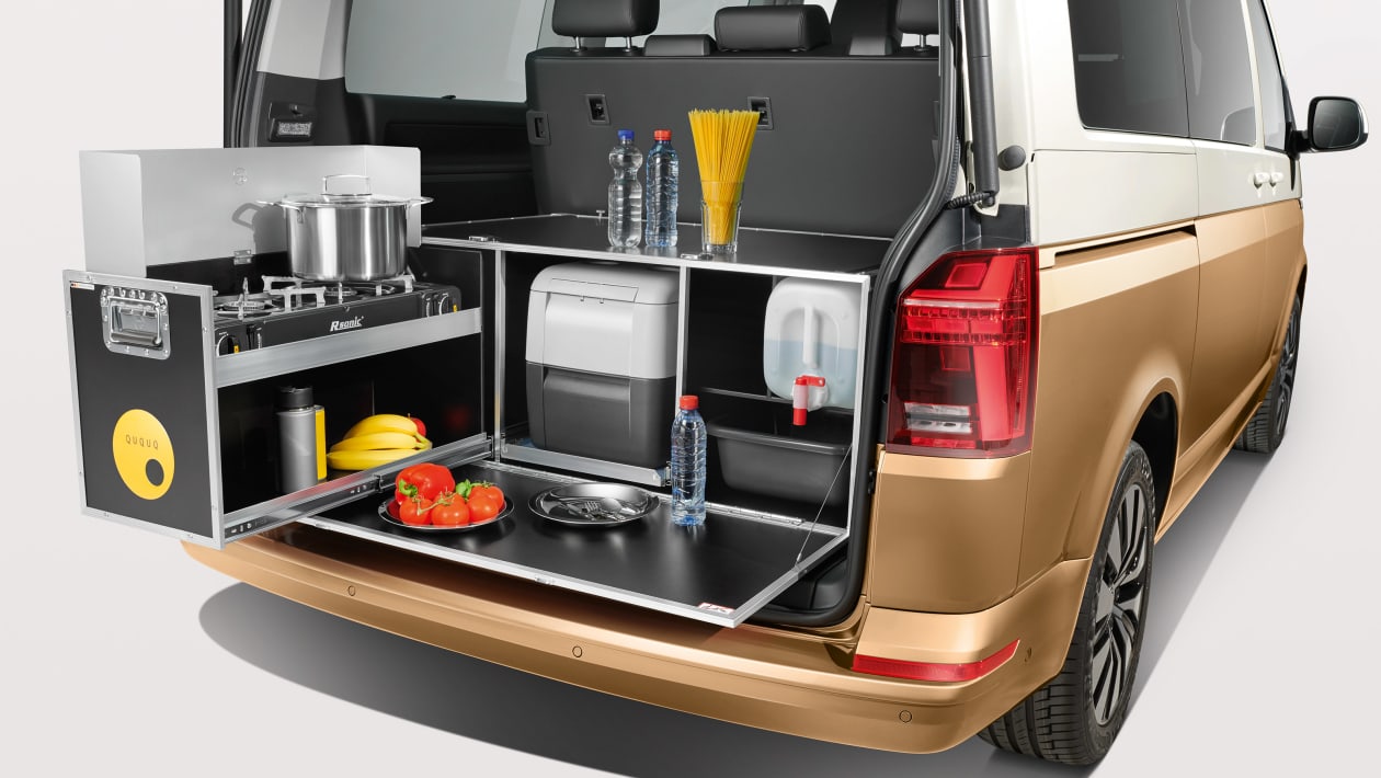 Volkswagen Caravelle, California and Caddy ranges camping kit | Auto Express
