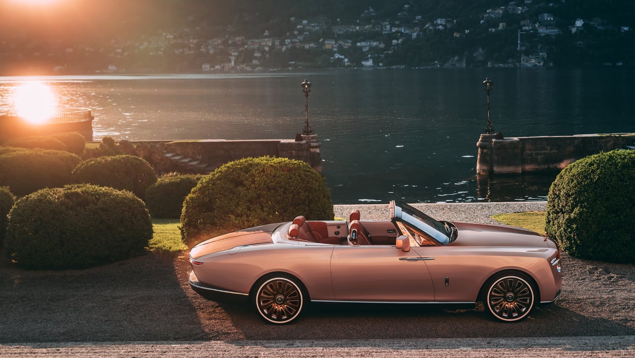 one-off rolls-royce boat tail coupé sets new voyage of hand