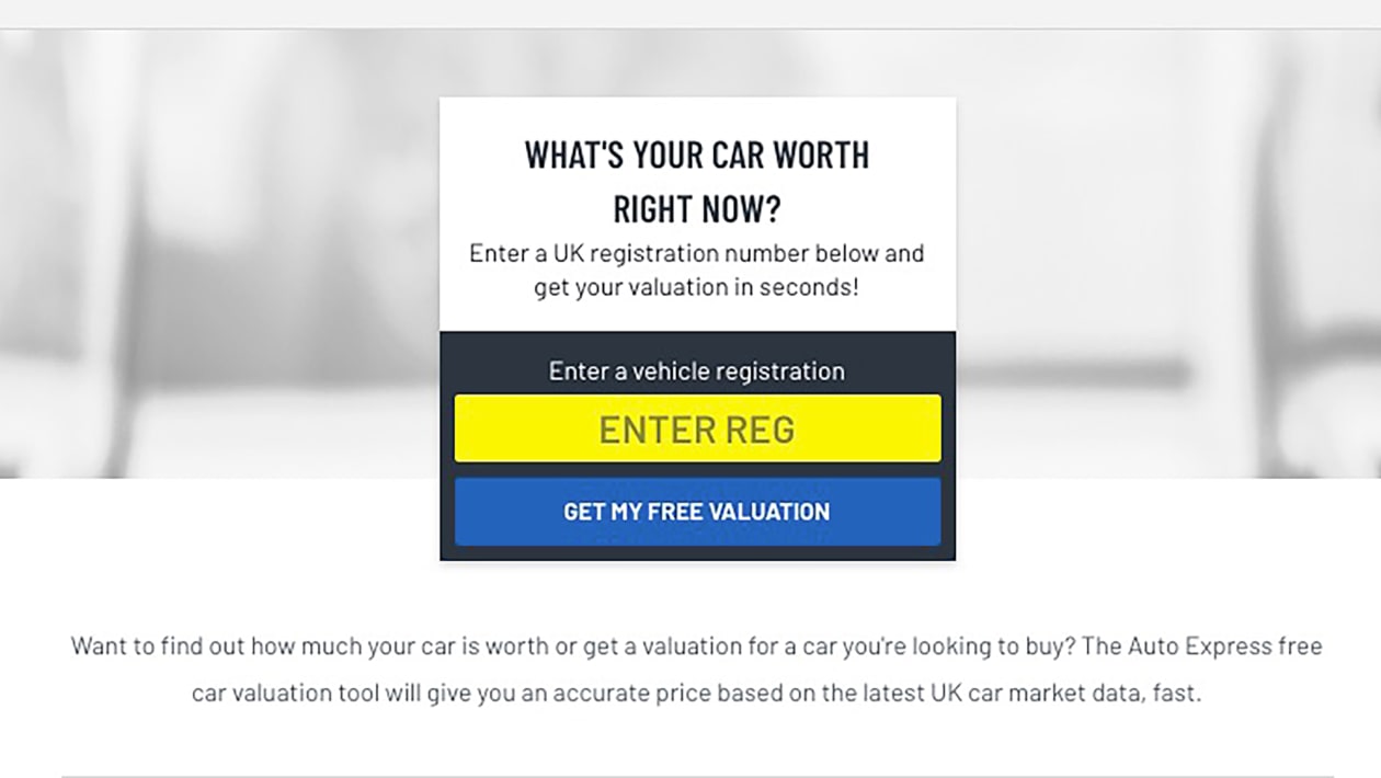 Dependiente Respecto a Habitar Free car valuation: how much is my car worth? | Auto Express
