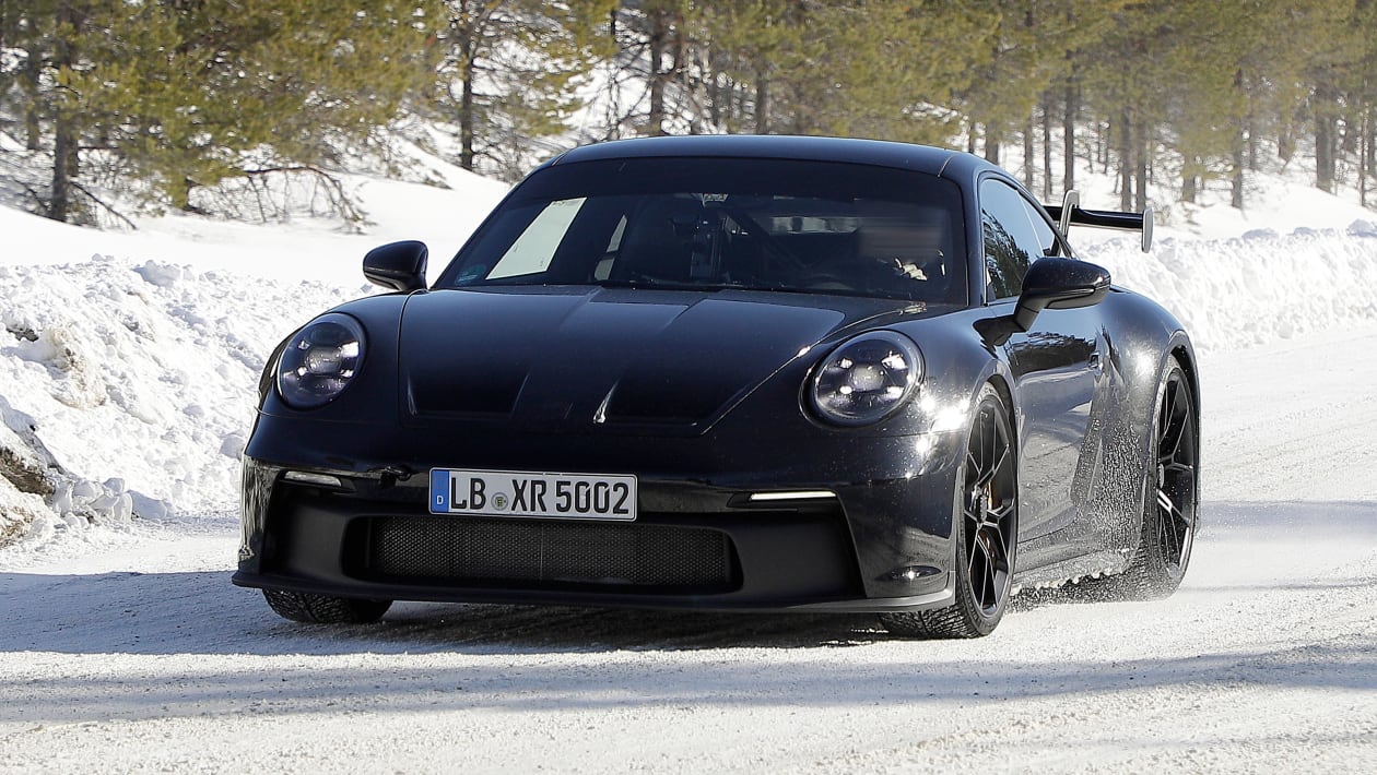 New Porsche 911 facelift: GT3 and GT3 Touring models spied | Auto Express