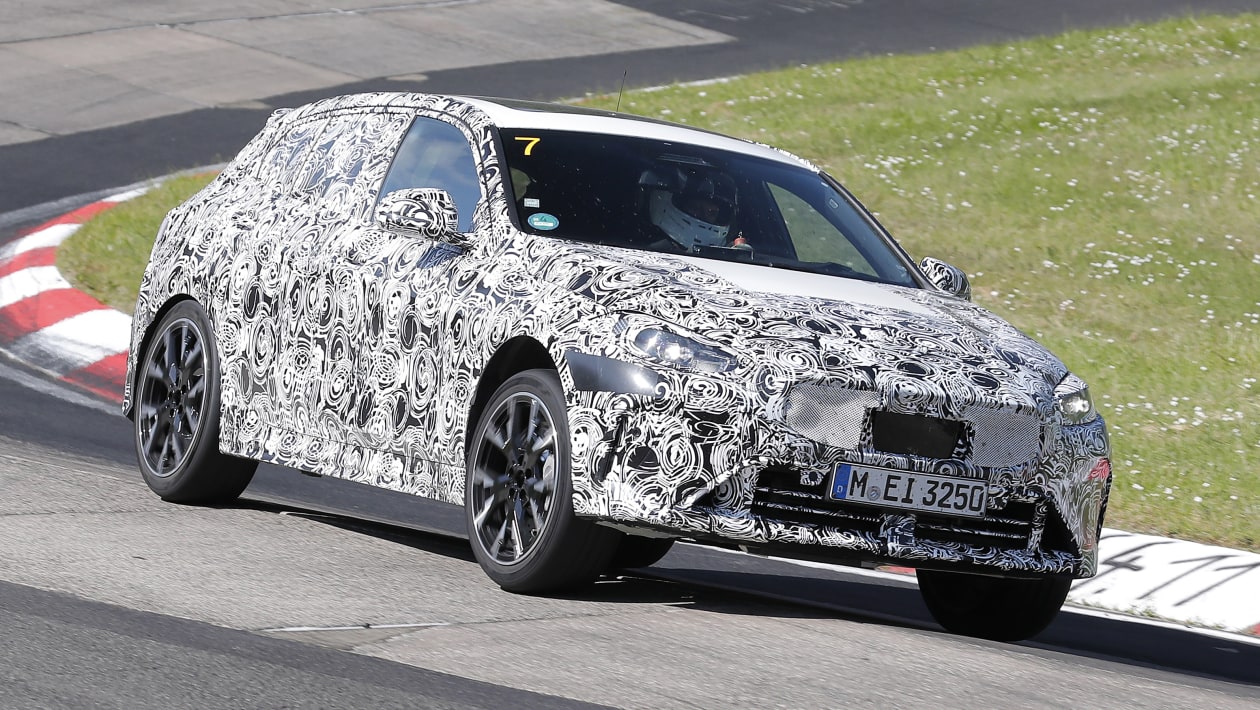 New 2023 BMW 1 Series facelift caught testing on the Nurburgring