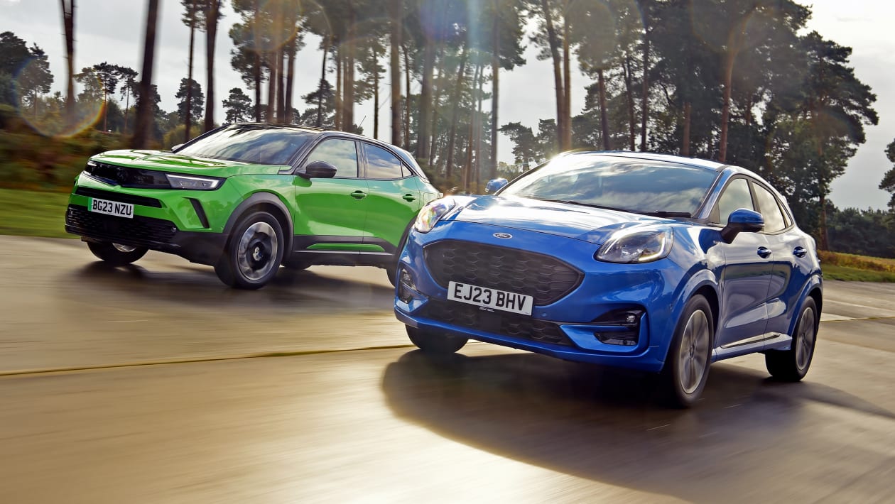 Ford Puma vs. Vauxhall Mokka: a clash between the two best-selling crossovers