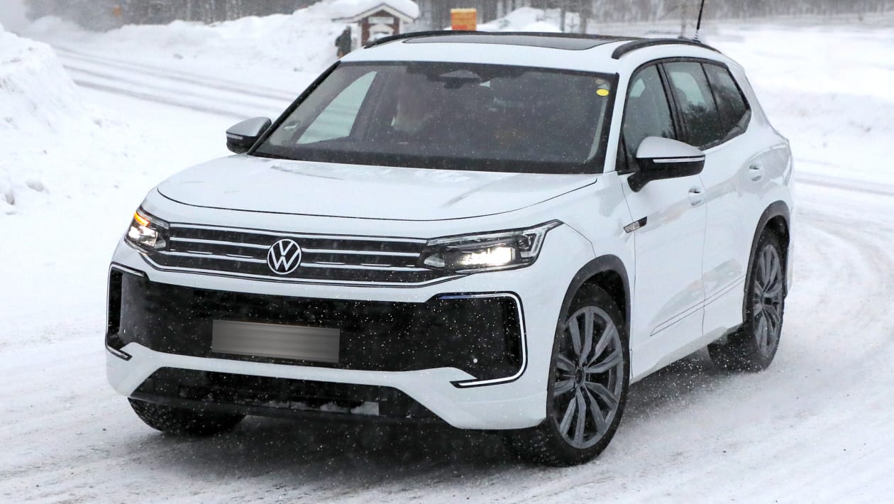 New Volkswagen Tayron spotted as seven-seat alternative to the Tiguan ...