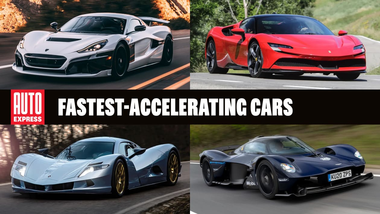 Fastest-accelerating cars in the world 2025