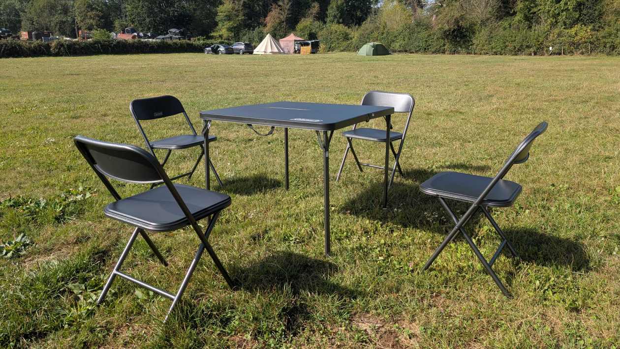 Coleman Pack-Away 4 Person Table & Chairs Set review | Auto Express