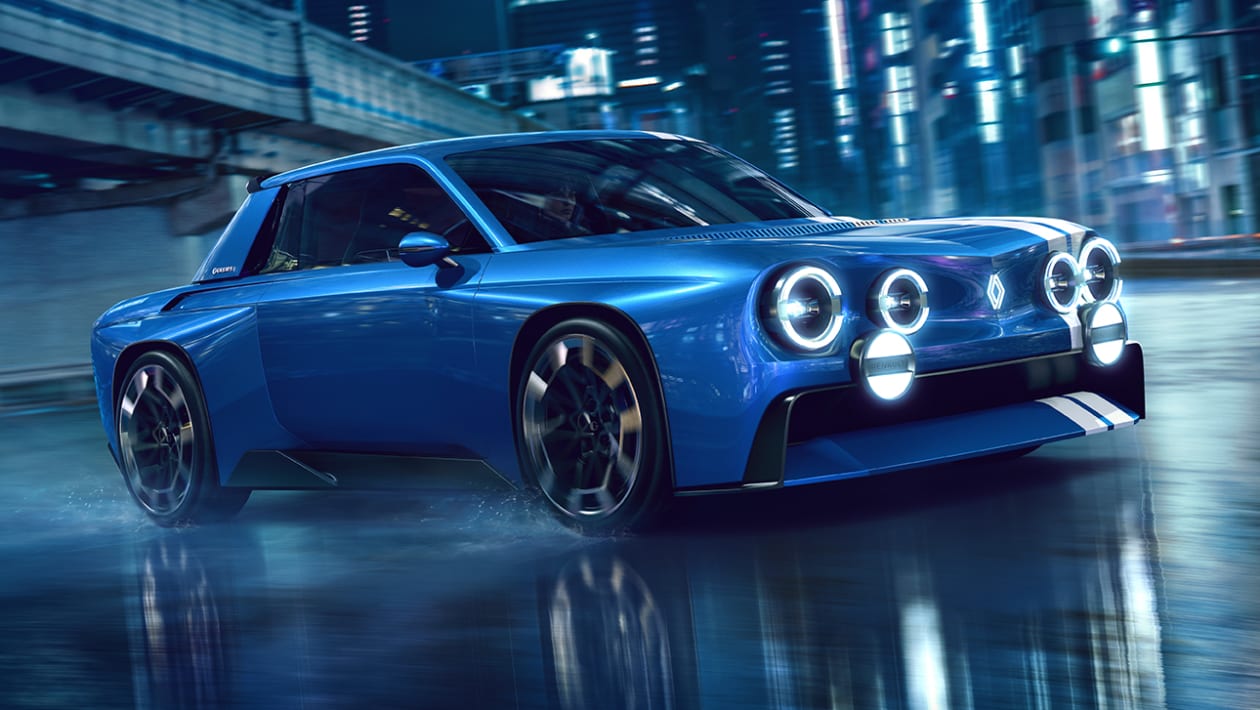 evo.co.uk - Sam Jenkins - This stunning Renault concept is a rear-wheel drive coupe with hidden lights