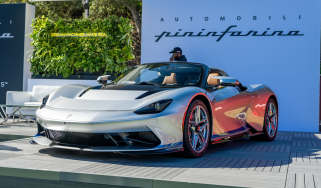 Pininfarina Targamerica at Monterey Car Week - front static 