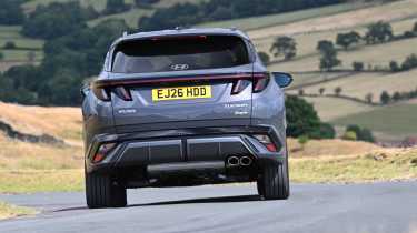 Hyundai Tucson - rear cornering