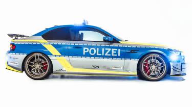 Police BMW M2 by AC Schnitzer - studio side profile