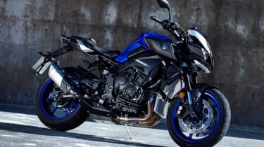 Yamaha MT-10 review - static front parked