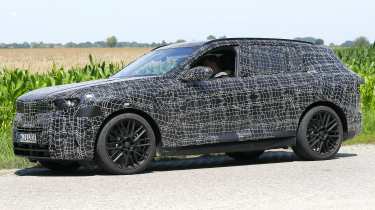 BMW X5 spy shot - front angled