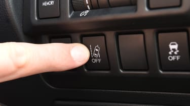 Subaru Outback - long term test final report button