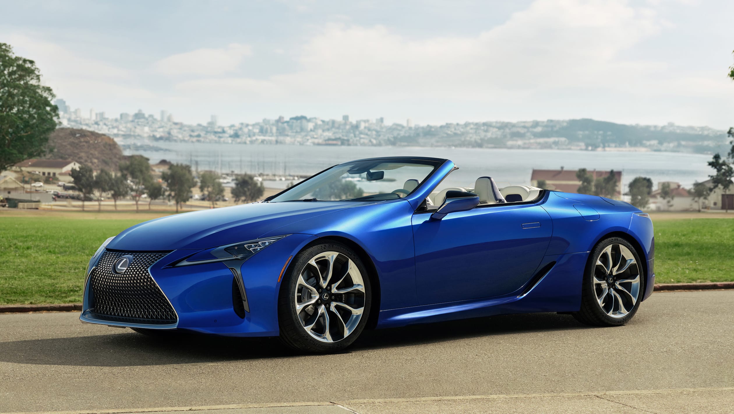 New Lexus LC 500 Convertible launched in LA pictures Auto Express