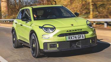 Abarth 600e UK - front