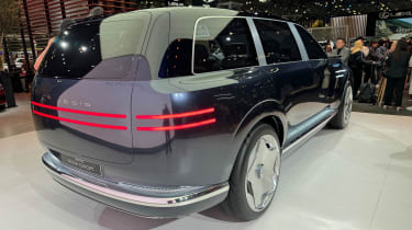 Genesis Neolun concept on display at New York Motor Show - rear static