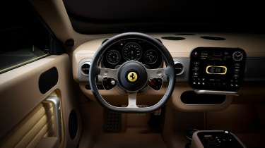 Ferrari Luce yellow dash