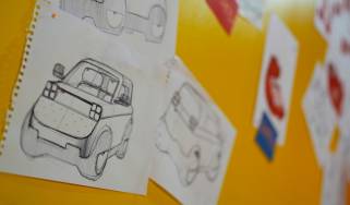 Fiat Pandina drawing board