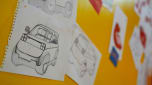 Fiat Pandina drawing board