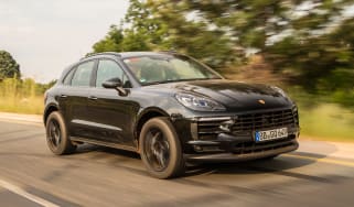 New Porsche Macan 2018 prototype review front quarter