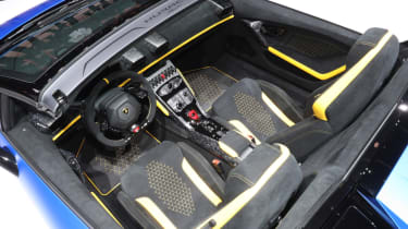 Lamborghini Huracan Performante Spyder cockpit